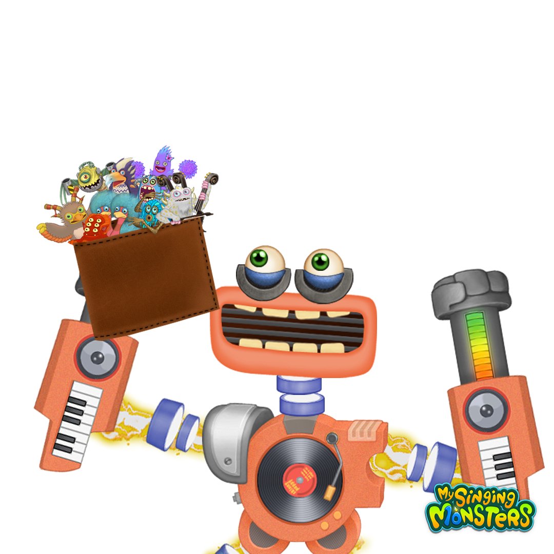 my singing monsters wubbox | Sticker