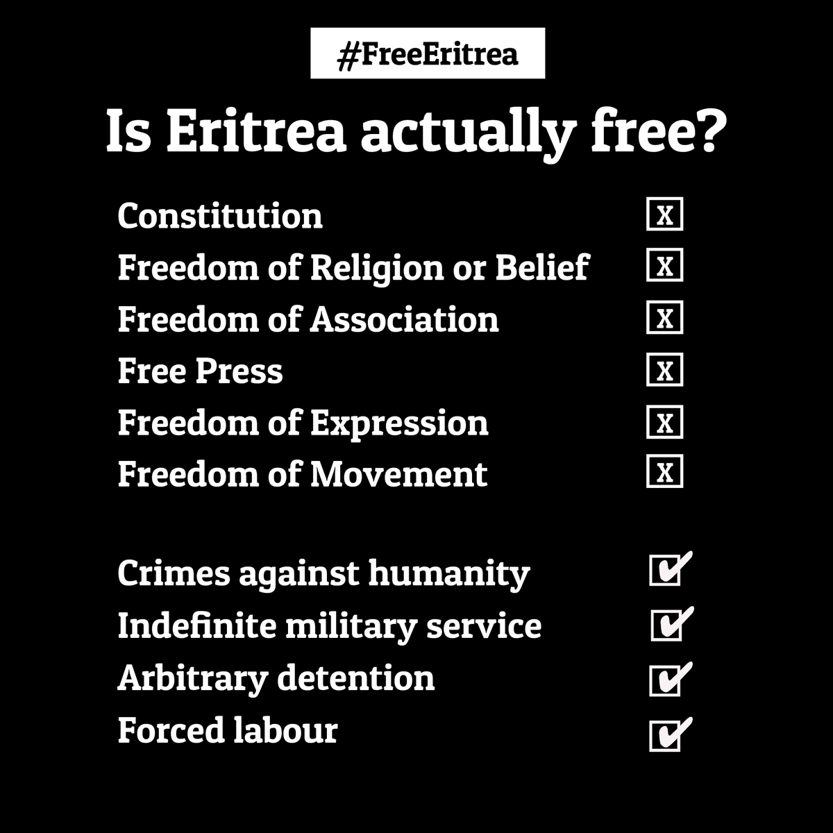CSW_UK's tweet photo. On 24 May #Eritrea celebrated 32 years of an independence won following an heroic liberation struggle. Tragically, most Eritrean citizens are yet to enjoy the full dividends of independence for which so much was sacrificed by so many.

#FreeEritrea https://t.co/2d7HAoVvwK