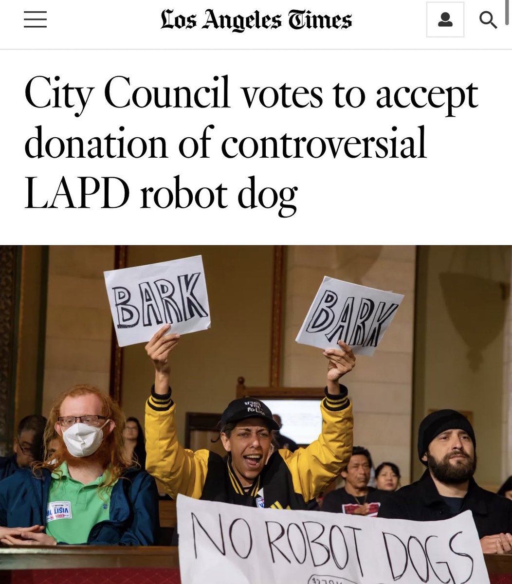 Amid massive public outcry about surveillance and safety, the Los Angeles City Council voted Tuesday to accept the donation of a $280,000 robot dog for LAPD.