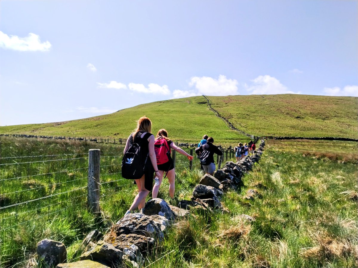 GirvanEnglish's tweet photo. Traded in the classroom for the hills today with S2. Plenty of listening and talking skills developed! @girvanacademy https://t.co/a6UMpzpnTr