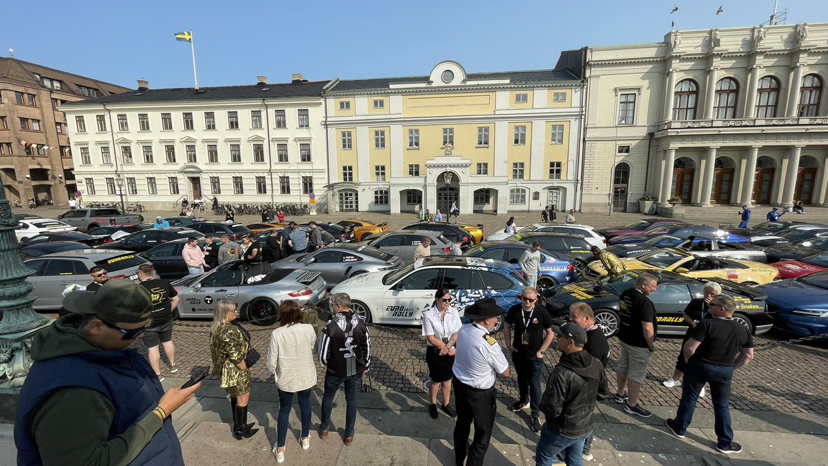 Televimsen's tweet photo. Eurorally start Gøteborg https://t.co/2bm8nAZnPc