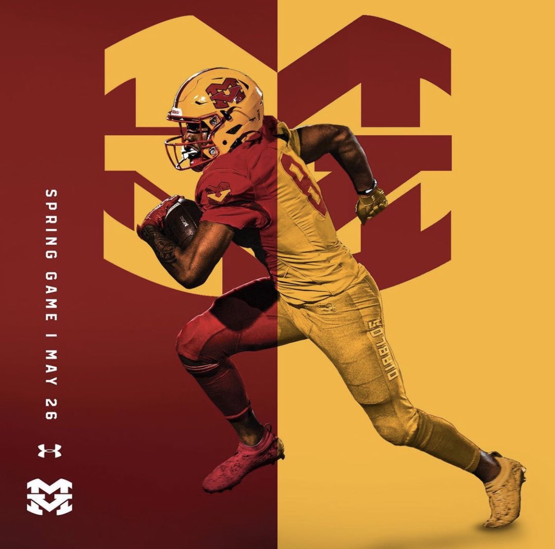 CoachD_ROD's tweet photo. 2023 Red Vs Gold Spring Game
🗓️May 26TH
⏰6:00PM
📍DIABLO STADIUM
Coaches/ Recruiters Come check out the diablos as we finish off the last day of spring ball! @missionfootball #GoDiablos #WeareMission #Springgame #RedvsGold #2023 https://t.co/xeFDHJyJw2