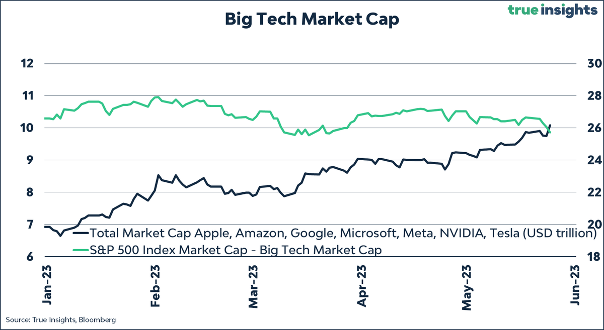 S&P 500 dużych spółek technologicznych