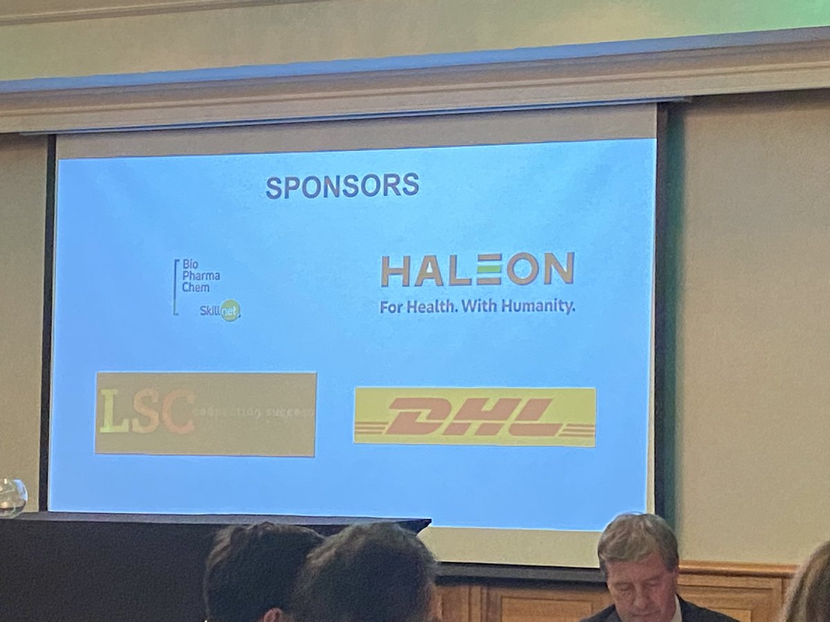 Proud to sponsor and to attend the BPCI Annual Dinner this evening in Dublin. <a href="/SkillnetIreland/">Skillnet Ireland</a> <a href="/ibec_irl/">Ibec</a> <a href="/BioPharmChemIre/">BPCI</a>