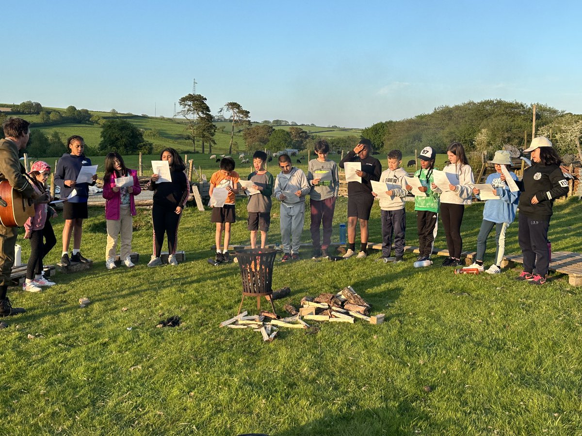 Last night of campfires and WW1 songs. Some children (and adults) do not want to go home! ⁦<a href="/hooke_court/">Hooke Court</a>⁩ #residential
