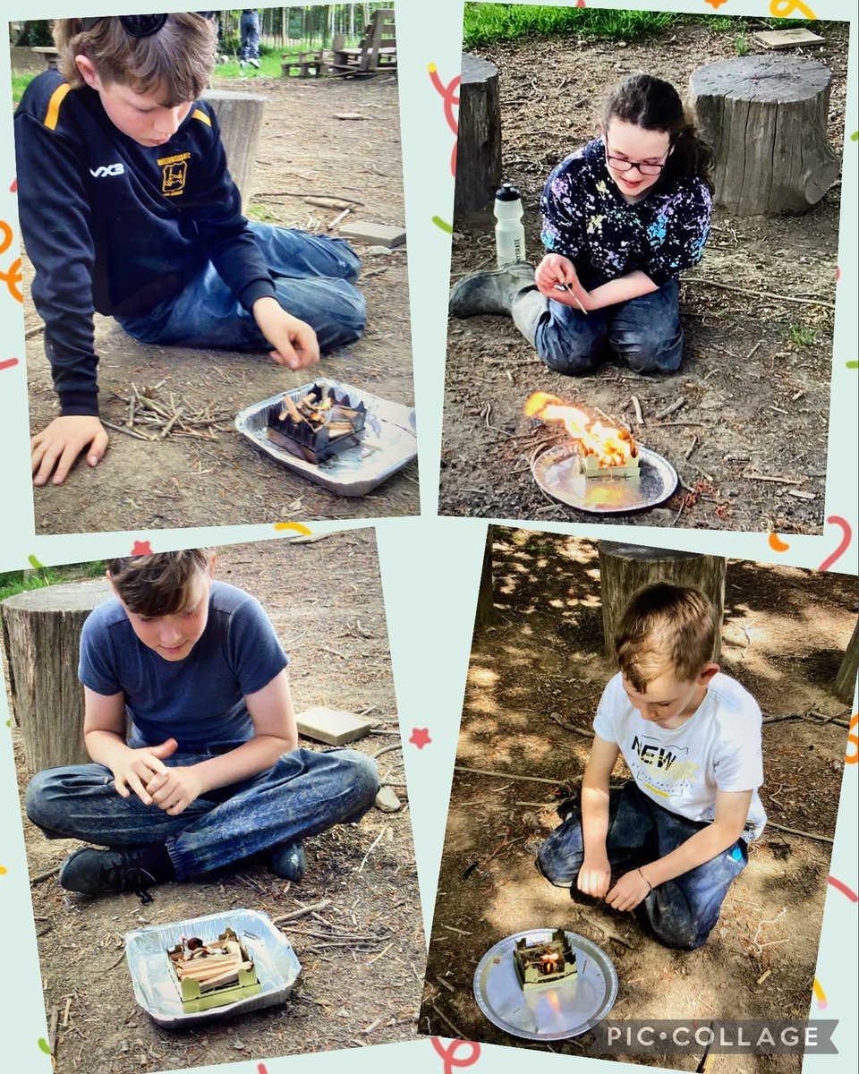 NewbridgeonWye's tweet photo. Year 6 enjoyed a fantastic afternoon in Forest Schools learning about fire safety, building their own fires and lighting them with a flint and steel #perseverance #outdoorlearning #ambitiouscapablelearners https://t.co/caRDJtDuVS
