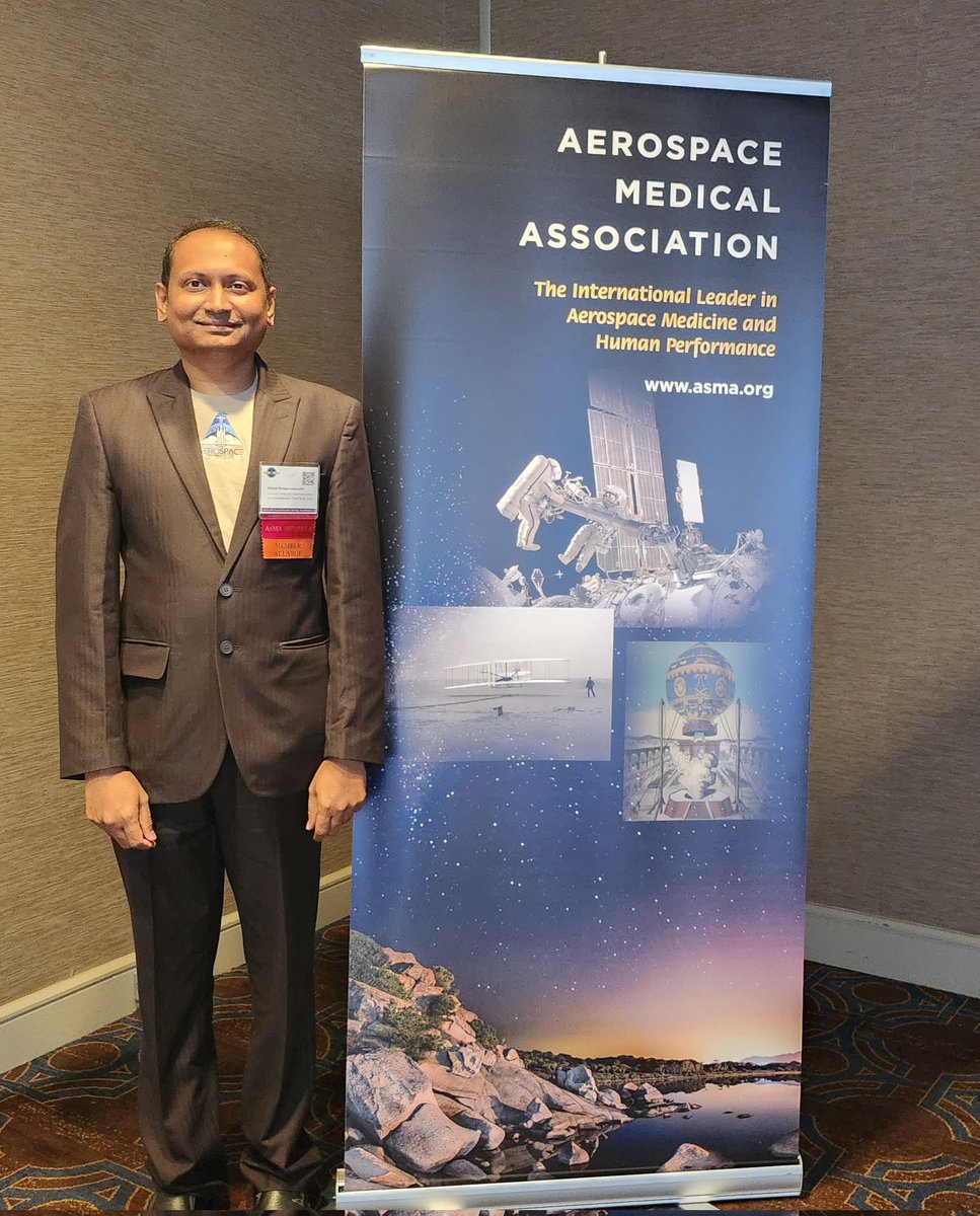 SpaceDocAshok's tweet photo. Thank you AsMA for electing me as #MemberAtLarge for #SpaceSurgeryAssociation 👨‍🚀👨‍⚕️🚀 at 93rd #AsMA conference at New Orleans, LA, USA 

Privileged to be one of the First to be elected from India https://t.co/eqYuRRExpo