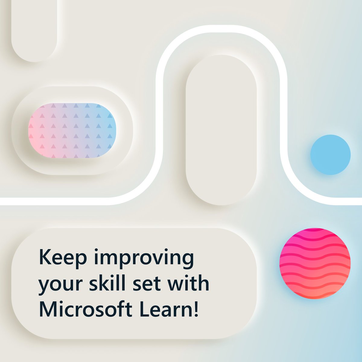 Hey, did you know that we have curated collections for each of the #MSBuild topics? No, it's not too good to be true. 😏 

From #AI to cloud development, you can continue learning and improving your skills with Microsoft Learn: aka.ms/BuildCollectio…