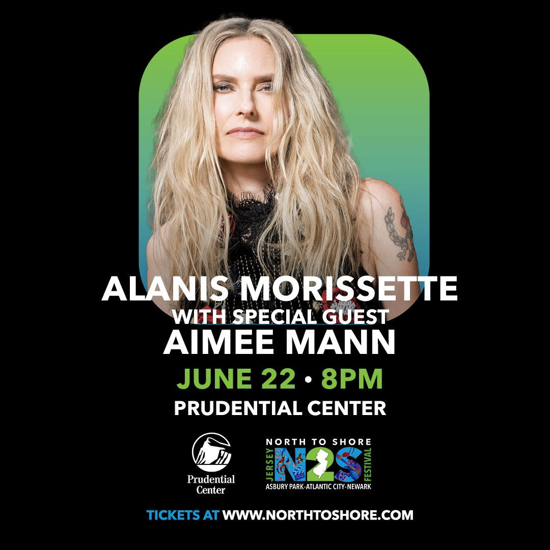 This summer, don’t miss @aimeemann performing with Alanis Morissette at the North to Shore Festival! One show only at the Prudential Center in Newark, NJ on June 22. prucenter.com/events/alanis-…