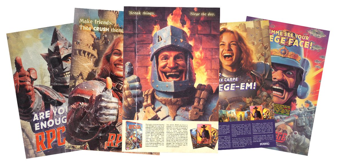 Time is winding down to cop the 5 insane RPCiege launch posters! Get 'em before midnight Sunday UTC when the siege begins!

rpciege.com