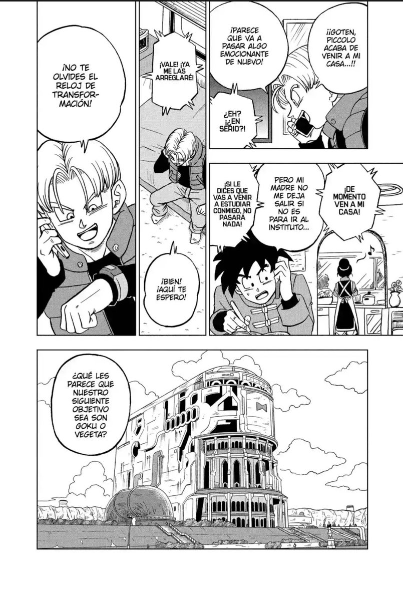 Goten e Trunks aparecem novamente.