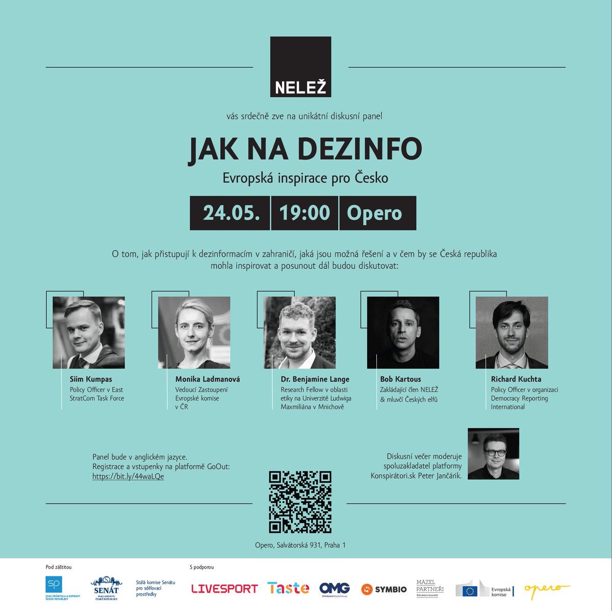 Jak se bojuje s dezinformacemi v zahraničí? To zjistíte na diskusním panelu partnera FIS <a href="/nelez_spolek/">NELEŽ</a> 
Přijďte se inspirovat 24. 5. od 19 hodin do opera v centru Prahy!
Více informací zde:
opero.cz/cs/akce/jak-na…

#dezinformace #diskuse #inspirace