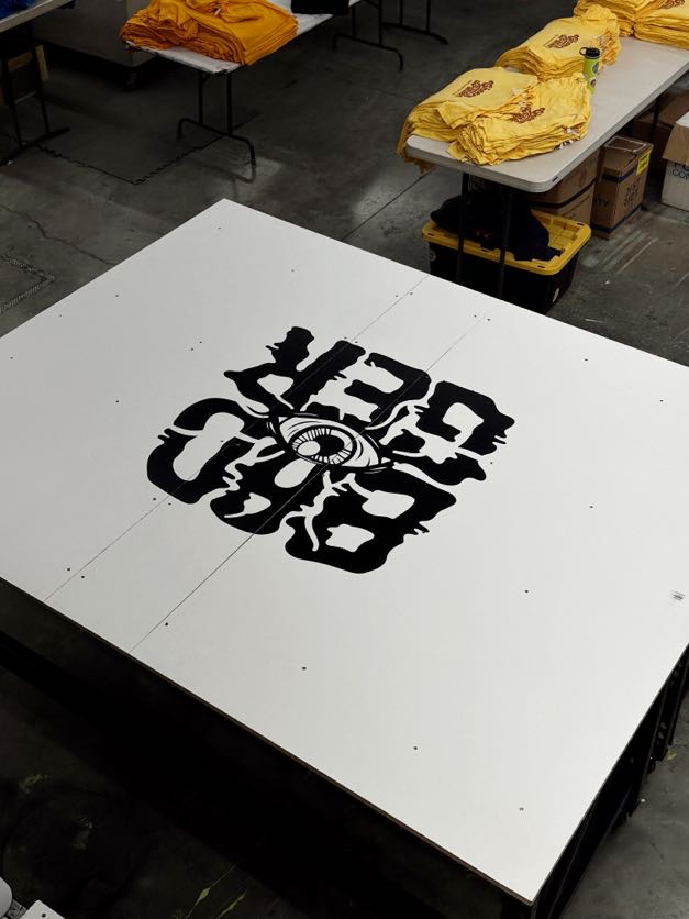 We can't get over this table! Did you know we can print on anything with a flat surface? 

Contact us today to get started on your next project!

#badgersp #screenprintingshop