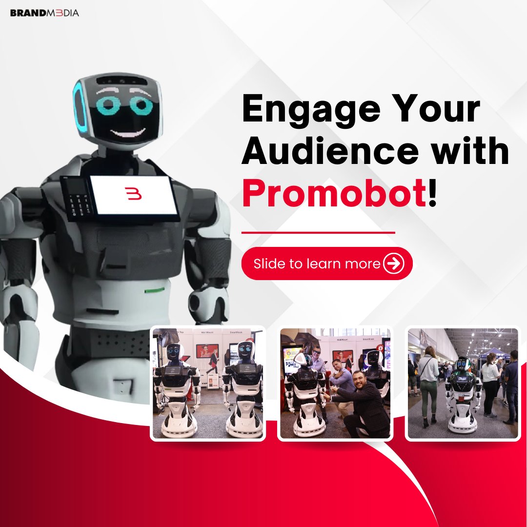 Transform your event space with Promobot AI! Deliver personalized content and interactive entertainment for lasting impressions. Book now!

brandm3dia.com/promobot-ai-ro…

#BrandM3dia #Toronto #PromobotAI #EventRental #BusinessEvents #Robotics #EventTech #CorporateEvents #Innovation