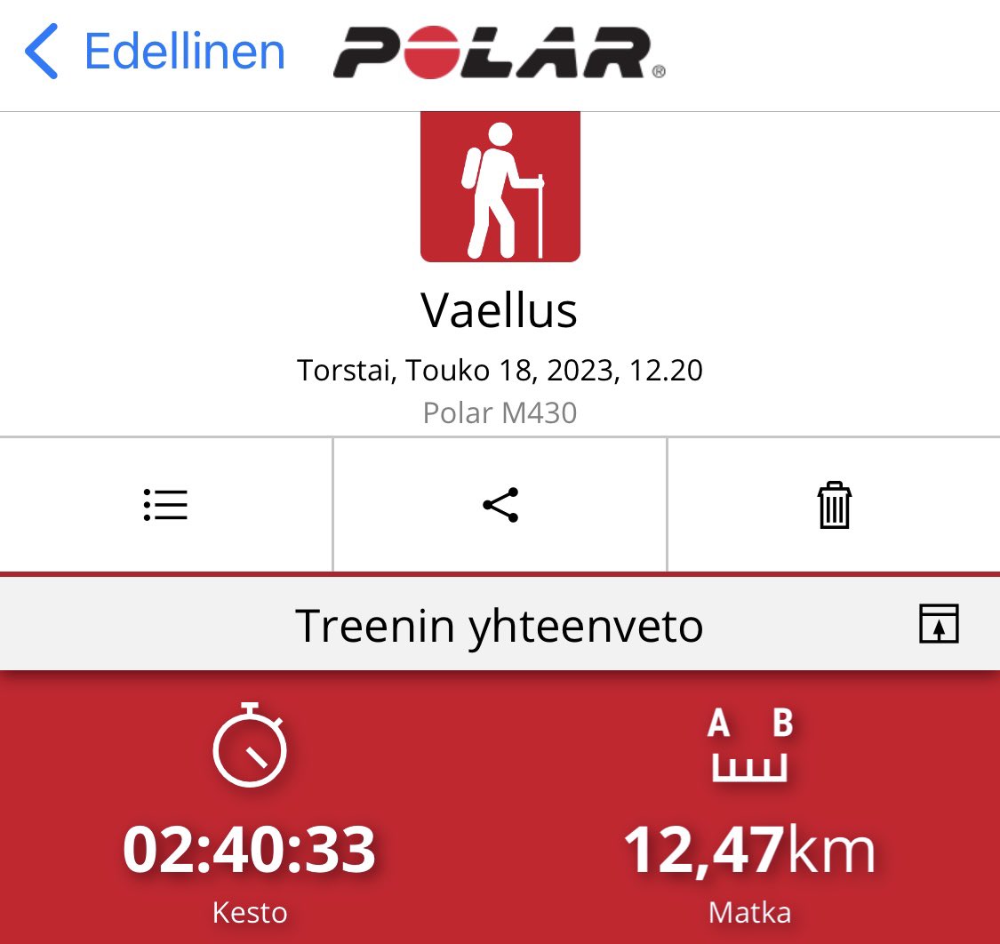 LauriKulonen's tweet photo. Aloitin osaltani RESUL Four Day Marchin suoritukset 🥾 mukavalla höntsäilytahdilla. #r4dm23 @reserviupseeri https://t.co/FUHiMv3KnY
