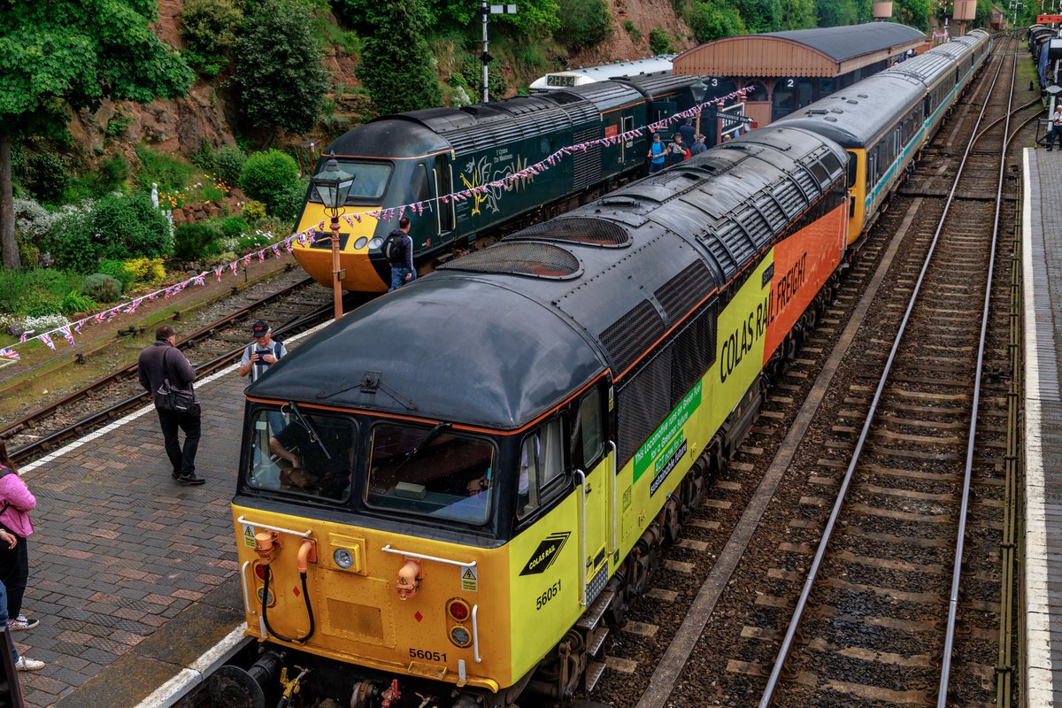 Tony_Carwithen's tweet photo. Deisels galore at The Severn Valley Railway https://t.co/9ptWyqSEhu