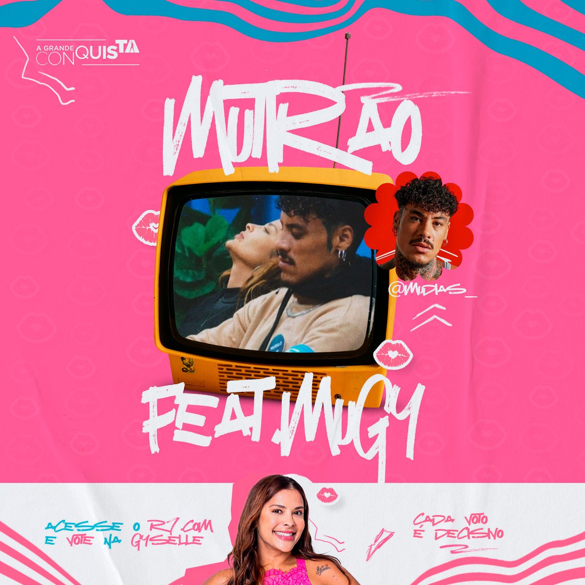 Gyselle_Soares's tweet image. 💋MUTIRÃO MUGY FEAT. @mudias_ 💋

➡️ A CADA 10 VOTOS, DEPOSITE UM EMOJI

🎯 META: 1.000 REPLIES!

⏰ ENCERRA 19h

🏆 O VOTO é para ENTRAR NA MANSÃO, então VOTEM NA GY

FOCO NO R7

📲: recordtv.r7.com/a-grande-conqu…

#AGrandeConquista | #TeamGy 💋