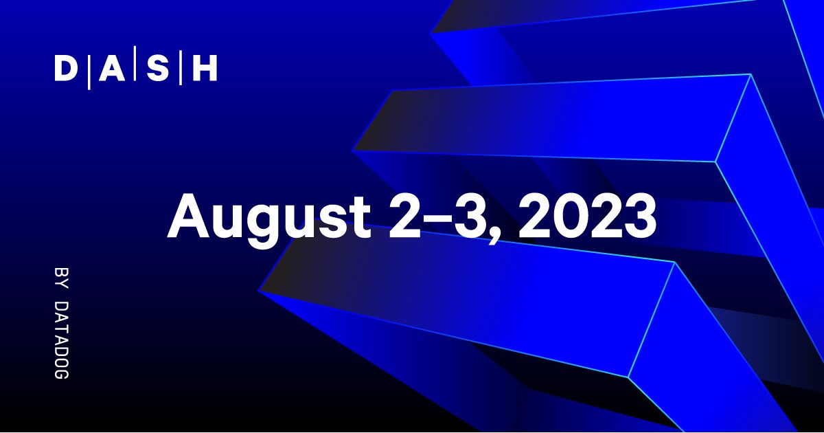 dashconio's tweet image. Good news: DASH sponsorships are still available for DPN partners ➡️ dtdg.co/41Gc9h4

Claim a sponsorship spot on the DASH Partner Expo floor on August 2nd and 3rd!

#DASH #Datadog #DPNPartner