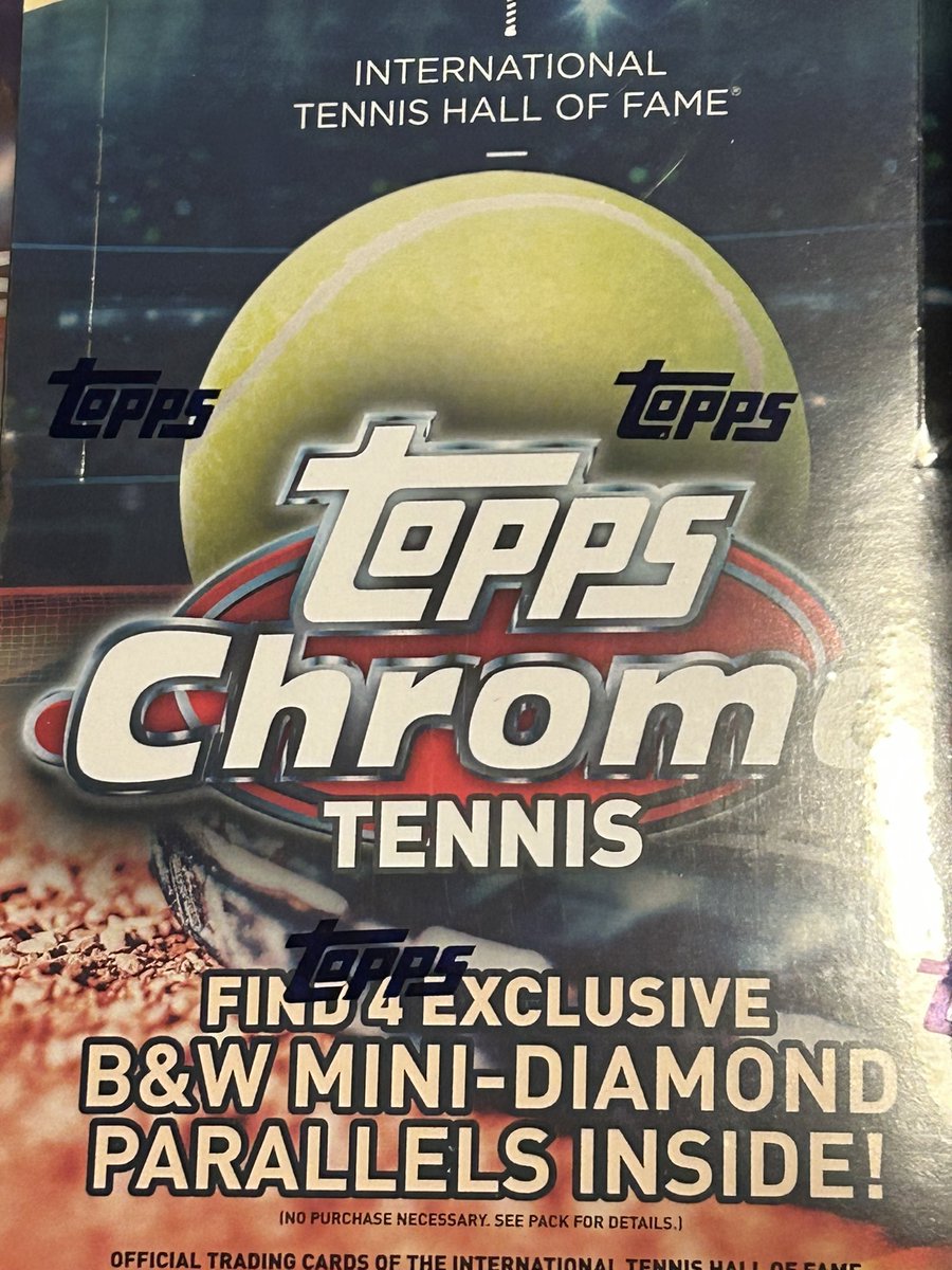Who wants a feee 2021 Topps Chrome Tennis Lite box?

-Follow <a href="/CardPurchaser/">Card Purchaser</a> 
-Retweet this tweet
-Like this tweet

I will not DM links. US shipping only! Winner drawn Friday night 5/19 at 9pm Central!