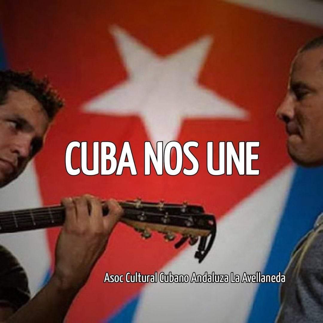 "Desde el Sur de España se alzan también voces de condena a hechos tan deplorables contra representantes de la Cultura Cubana. Buena Fe estamos con Uds". 
#CubaNosUne
#CubaEsAmor 
#CubaEsCultura
#PuentesDeAmor
#NoAlOdio