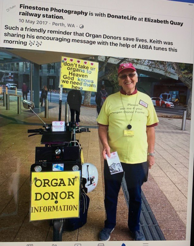 A bit of gentle encouragement to all West Australians, it only takes a couple of minutes, to be some hero. It’s hard to believe but it’s true, less than 38% of eligible organ donors are signed up. Come on, we Aussies can do better