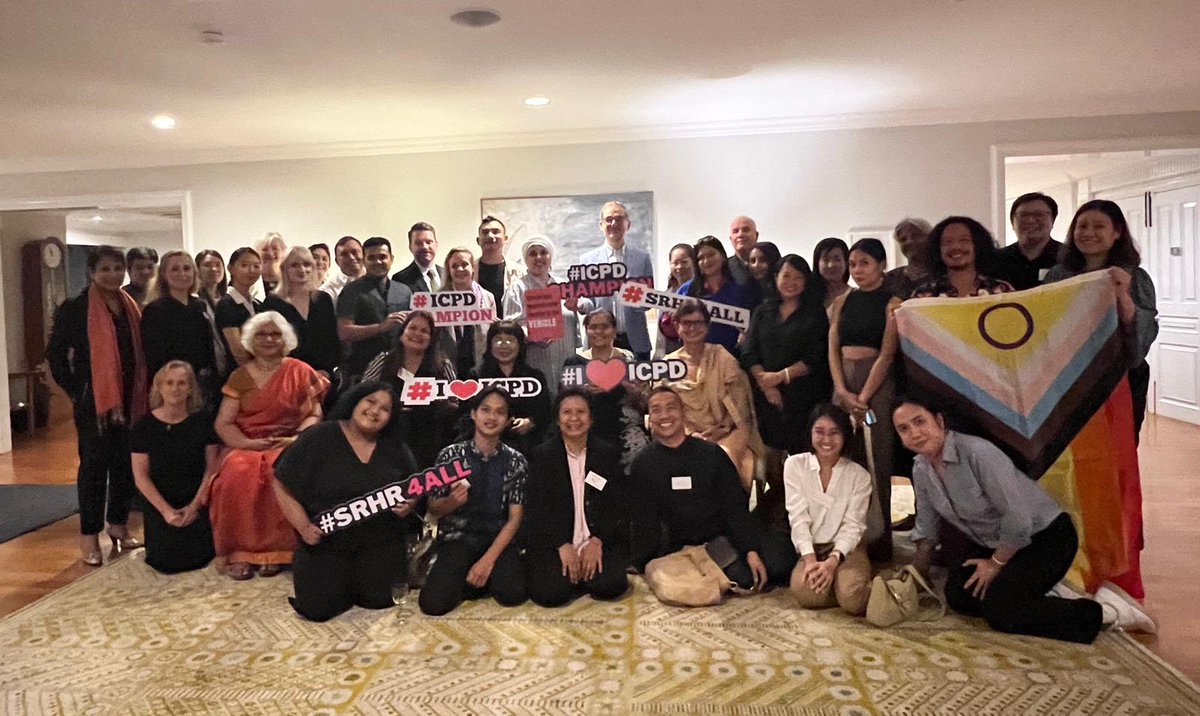 SwedeninTH's tweet photo. Great evening reception and report launch with reps from
@AsiaPacAlliance and @RFSU strategic CSO meeting in Bangkok 🌞. Thank you for joining tonight! Sexual and reproductive health rights are under attack and must be protected, always and everywhere around the 🌍. @SwedeninAP https://t.co/Q55QbedMDR