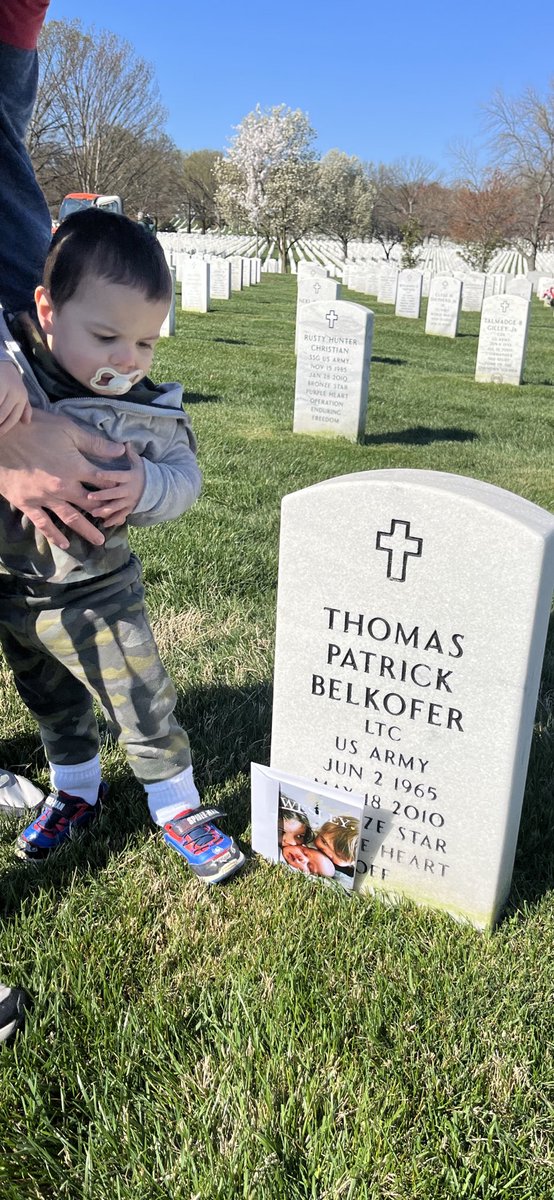 BelkoferMrs's tweet photo. 13 years ago today. Honoring LTC. Thomas Belkofer with our son, Wesley Thomas Belkofer🇺🇸 https://t.co/cGX3Lm4Y2a