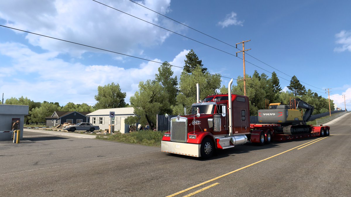 An early sunny morning load in the Kenny out of Idaho Falls headed for Billings. 
@SCSsoftware #AmericanTruckSimulator #ATS2023 #BestCommunityEver