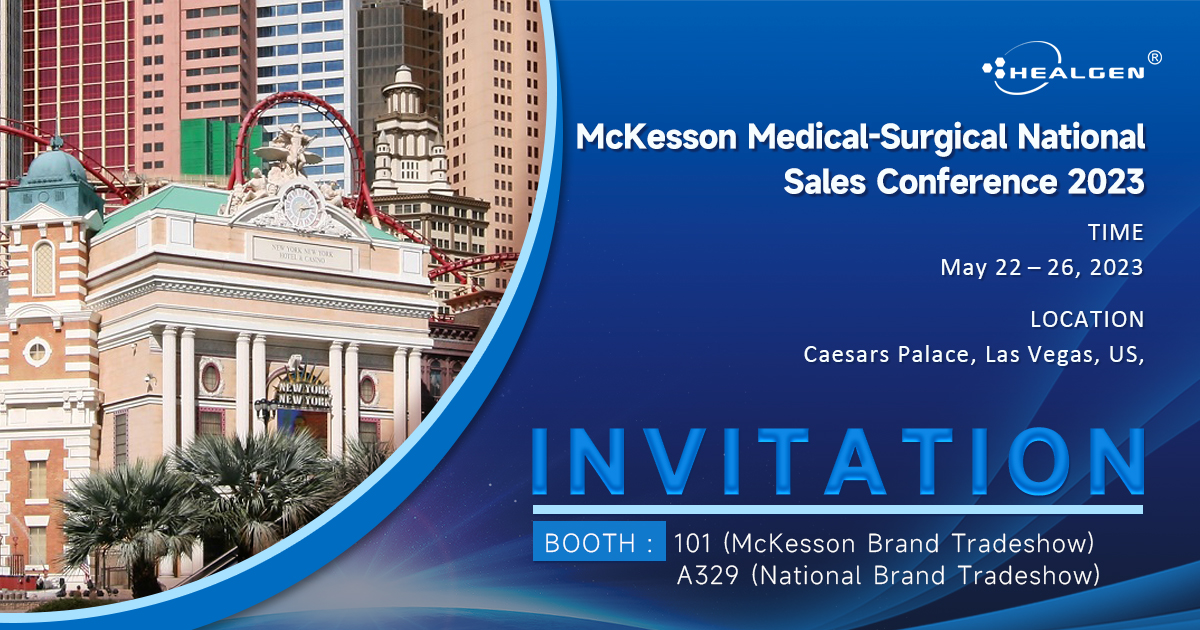 We can't wait to see you at the McKesson Medical-Surgical's National Sales Conference (NSC) on May23-25, in Las Vegas. Stop by and talk to us at Booth 101  to learn more about Healgen products and devices. #medicalsurgical #mckesson #NSC2023 #healgen <a href="/McKesson/">McKesson Corporation</a>