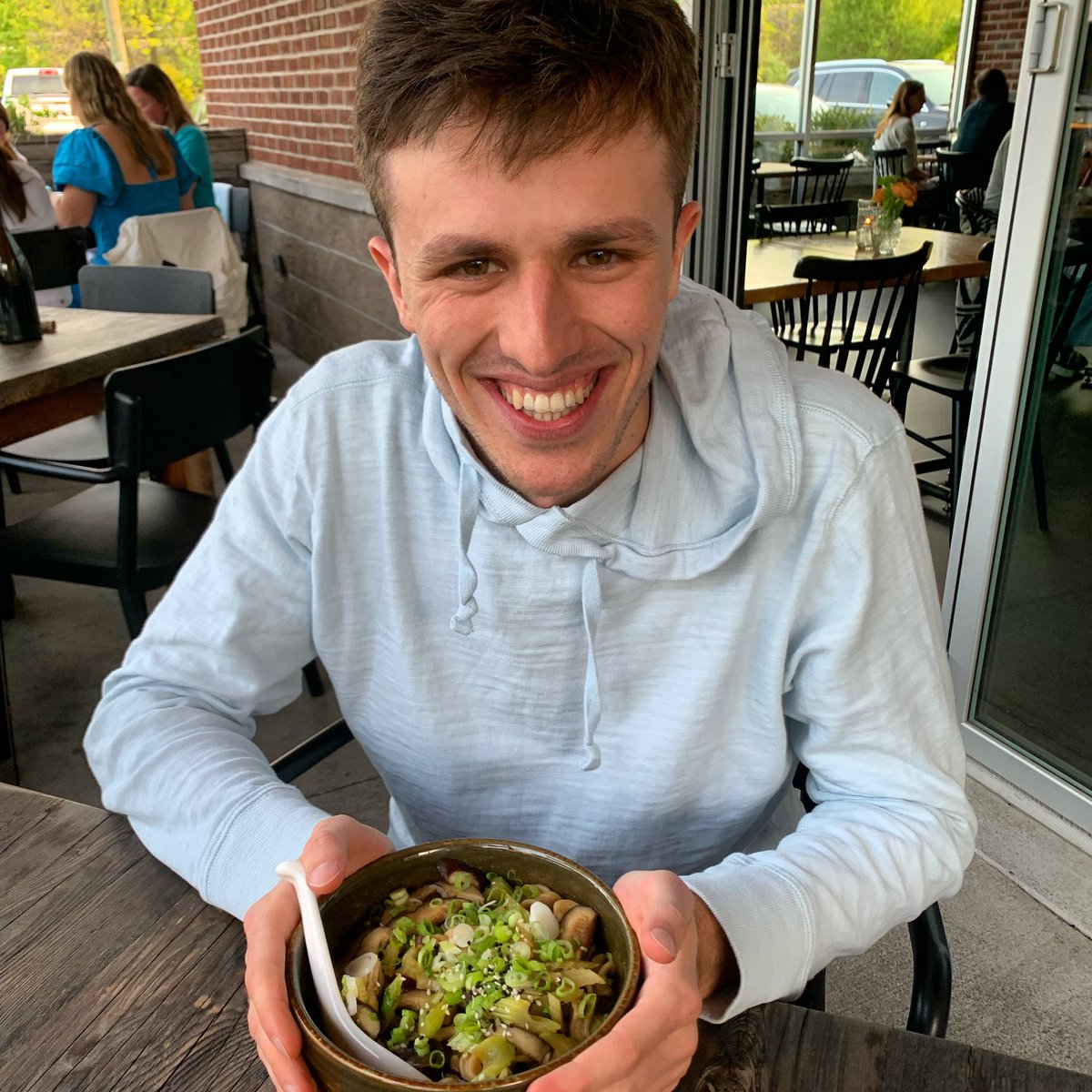Our regular, Matt is loving the pork dumpling ramen bowl! 🍜 p.s. he recommends adding FLX mushrooms 🍄 

#porkdumplingramen #ramenbowls #ramenlover #ramennoodles #ramenbowl #itswhatsfordinner
