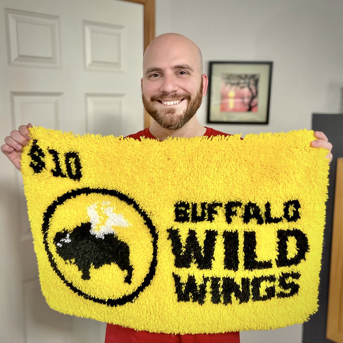 I gave my brother-in-law this totally legit $10 gift card for his birthday. What can he get with it, <a href="/BWWings/">Buffalo Wild Wings</a> ?