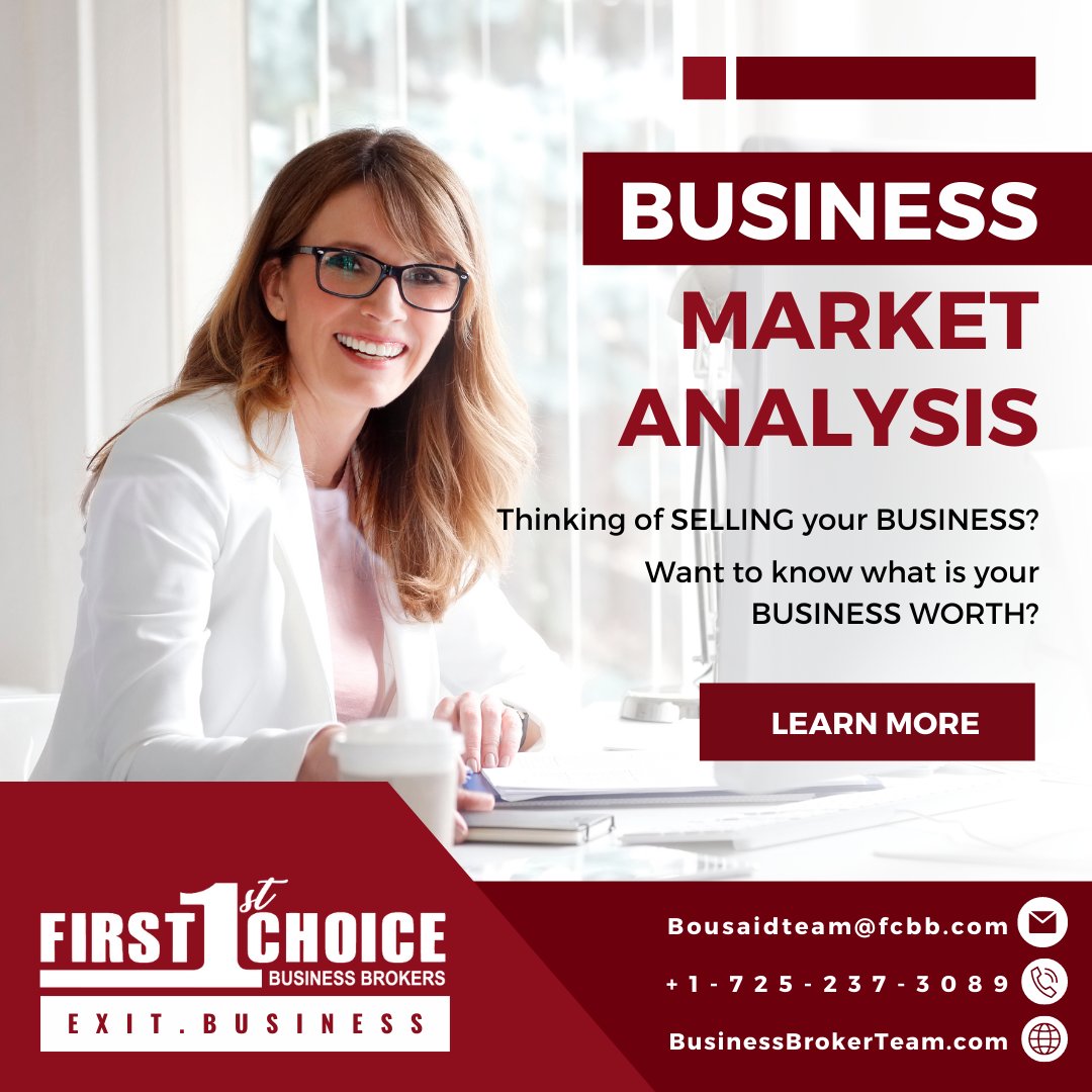 Consider our remote business market analysis. We would love to assist you in determining the value of your business and providing a comprehensive overview of the current market trends.

We look forward to hearing from you!

#FreeBusinessAnalysis #SellingYourBusiness