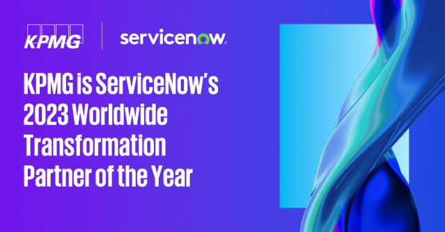 YorkChris's tweet photo. #KPMG is proud to be named #ServiceNow's Worldwide Transformation Partner of the Year -- for the second year in a row! Congrats to the extraordinary team! https://t.co/pNFCdnlvbg https://t.co/M2b2oPQM0B
