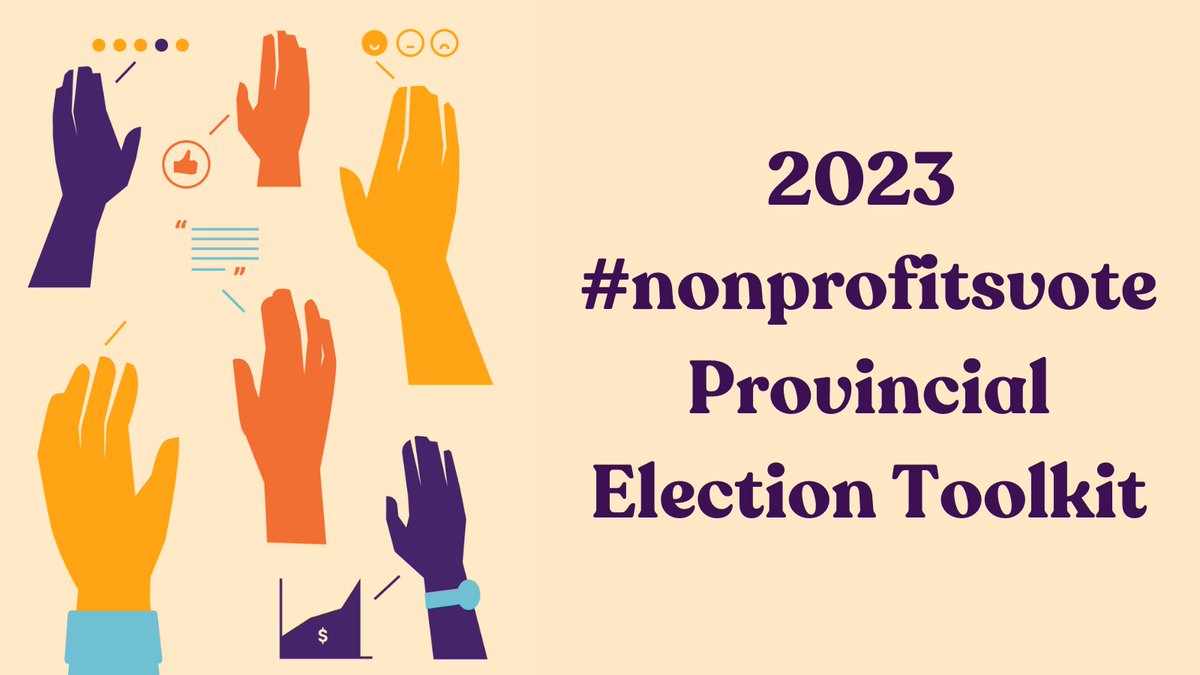 thenpchamber's tweet photo. Election season is here! Ahead of May 29, we're sharing @NonprofitVote's #votekit, which includes information on how to vote, priority #nonprofit issues, and - coming soon - how party platforms align with them. Check it out: https://t.co/d465x37k1f #nonprofitsvote #abelxn2023 https://t.co/fyHEcEmA68