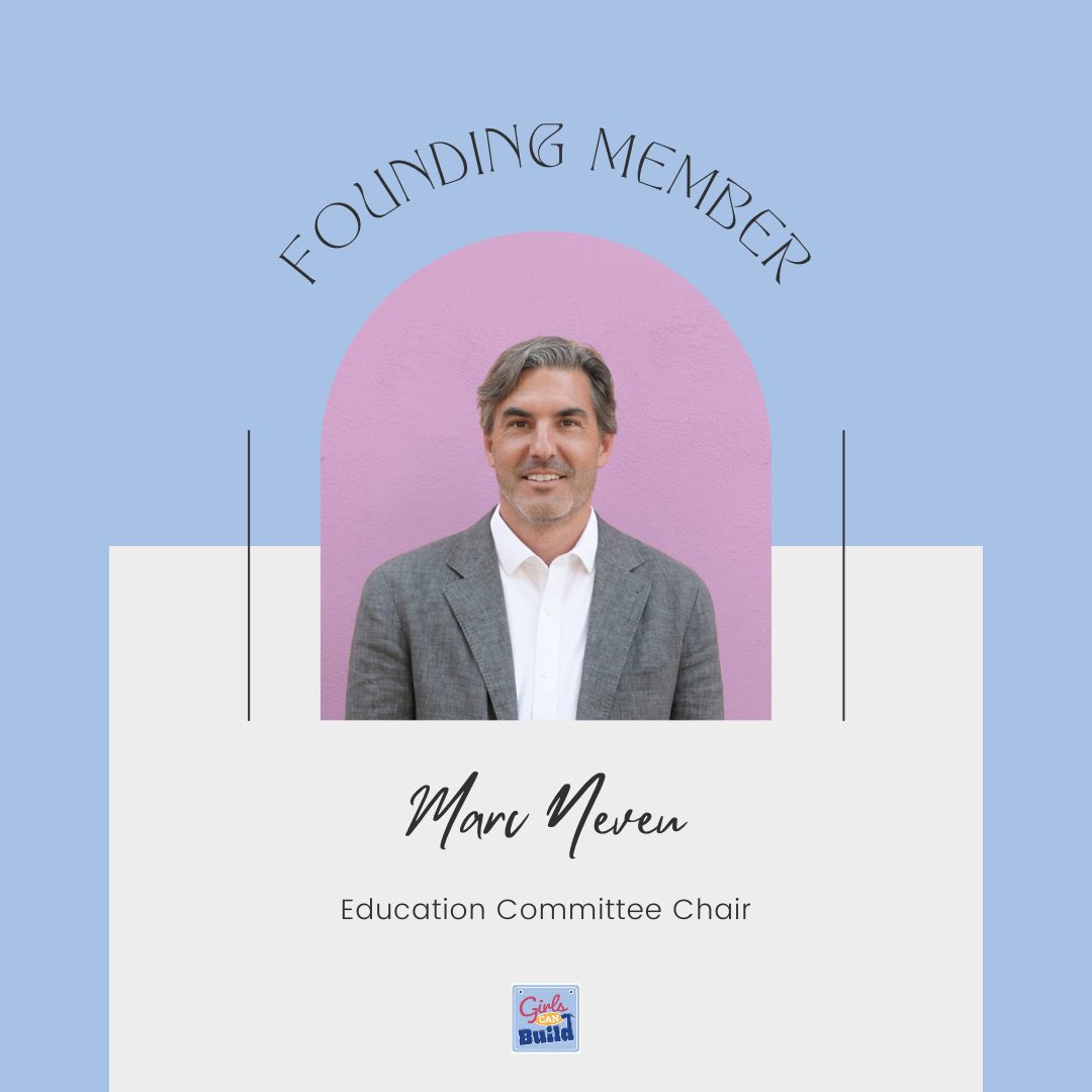 Girls_Can_Build's tweet photo. We’d like to introduce one of the founding members of #GCB. Marc Neveu is a professor of architecture and the co-director of the Center of Building Innovation at ASU. He is also the co-chair of our education committee.
 
“Construction shouldn’t just be for boys,” Neveu says. https://t.co/ZC0iO6eWTw