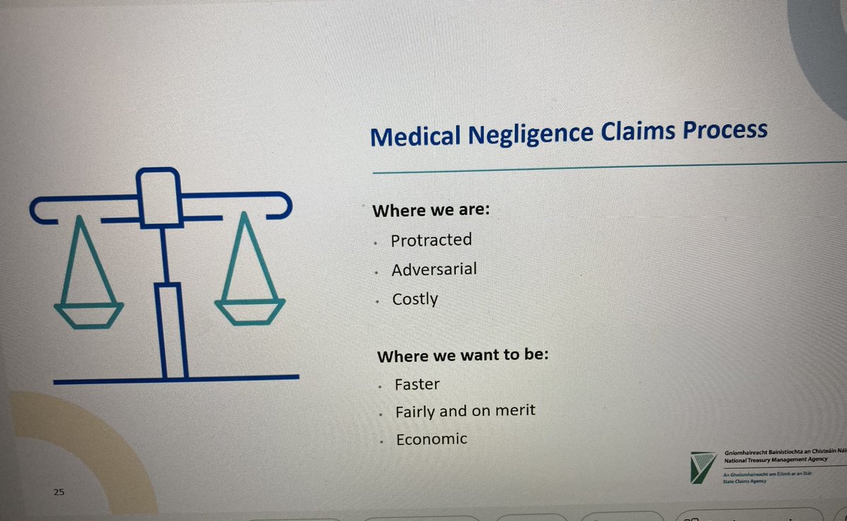 Really interesting to listen to Philip Fagan, Senior Manager State Claims Agency speak about Medical Negligence Claims… “where we are and where we want to be” @rcnme_se @NMBI_ie #legalaspectsnursemidwife