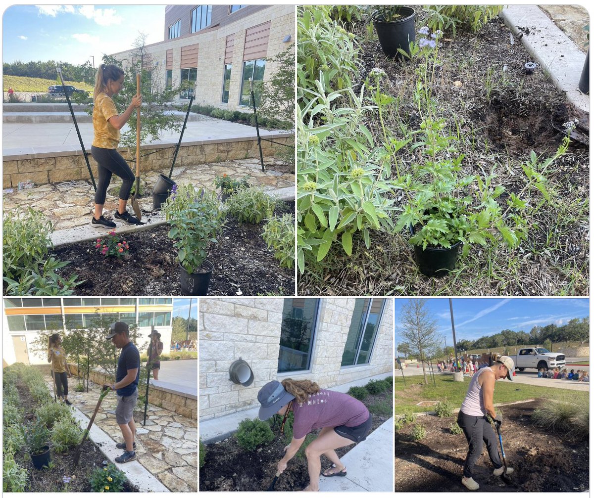 Some of those APEX funds are getting implemented with our CSE Butterfly Garden!! 

Sign up to help plant tomorrow May 19 or sign up to monitor the garden this summer: signupgenius.com/go/20f0b4ba4ae…

#csespower