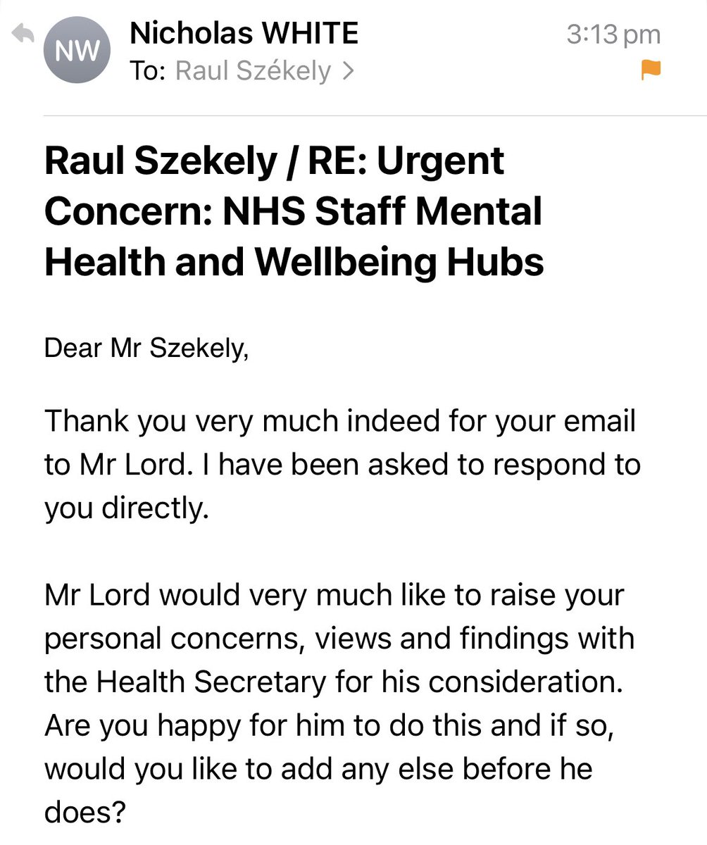 For a functional healthcare system, the staff wellbeing is non-negotiable. Write to your MP to protect the NHS Staff Mental Health and Wellbeing Hubs. #FundNHSHubs