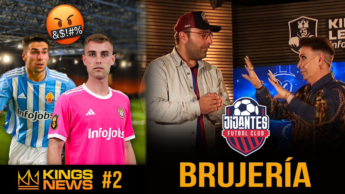 📽 ¡NUEVO VIDEO! ¡KINGS NEWS #2!

🔮 Jijantes recurre a la BRUJERÍA
🤬 'PELEA' al final del partido
🟥 Expulsión y SANCIÓN a Barral
🔜 NUEVO ENTRENADOR en Ultimate Móstoles
😳 RAJADA de TheGrefg
⚽️ Debut de CISSÉ

👇 ¡TODO ESTO, AQUÍ! 👇
youtu.be/6N-6cWMRaQk