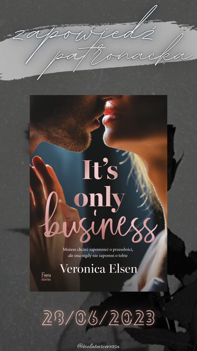 littlereader28's tweet photo. Kojarzycie „Its only business” z wattpada? 🤭
Jeżeli nie, to będziecie mieli cudowna okazje nadrobić w papierze!! 🫶
Witam się z wami jako dumna patronka tego cuda hehe 🩷
#twitteroweksiążkary
#itsonlybusiness https://t.co/U7R5Pq5vYD