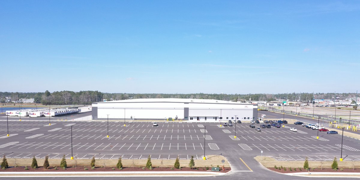 Myrtle Beach ... check! 

Sitting on 40 acres, this building is complete with 11,000 square feet of office space, 3,700 square feet of vehicle maintenance garage space and 250,000 square feet of warehouse. Great job, team!
#cooperconstructionco #generalcontractor