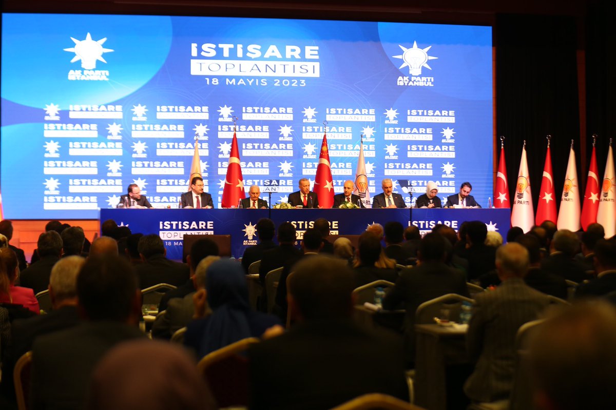 Tüm teşkilatlarımızla beraber gayretle çalışmaya, milletimize aydınlık yarınları anlatmaya devam ediyoruz. 

İnanıyoruz ki 28 Mayıs'taki büyük Türkiye zaferinin ardından tüm vatandaşlarımızla birlikte ülkemizin güçlü geleceğini inşa etmeye devam edeceğiz.

📍İstişare Toplantısı
