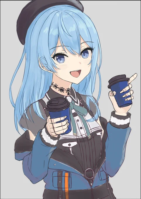 wip。 袖もう少し大きい方がいいし、リボン書き忘れたし。。。 明日色々修正します! 今回ちと時間かけて描くので再掲とかで生きてるアピするかもです