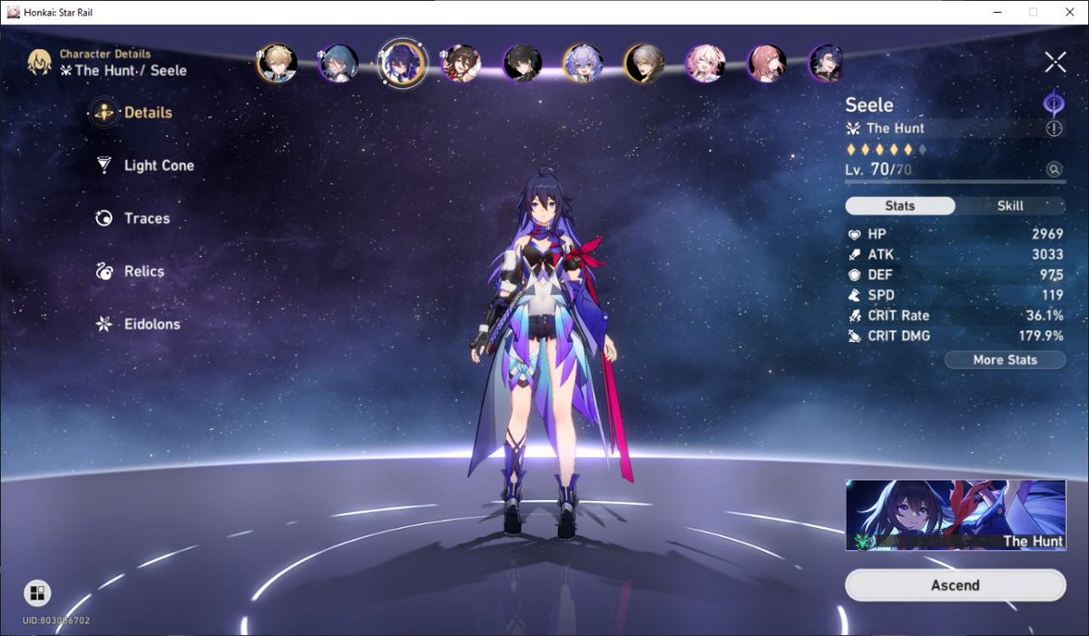 SaveMeGaming's tweet image. hows my value? #HonkaiStarRail #seele #hoyoverse