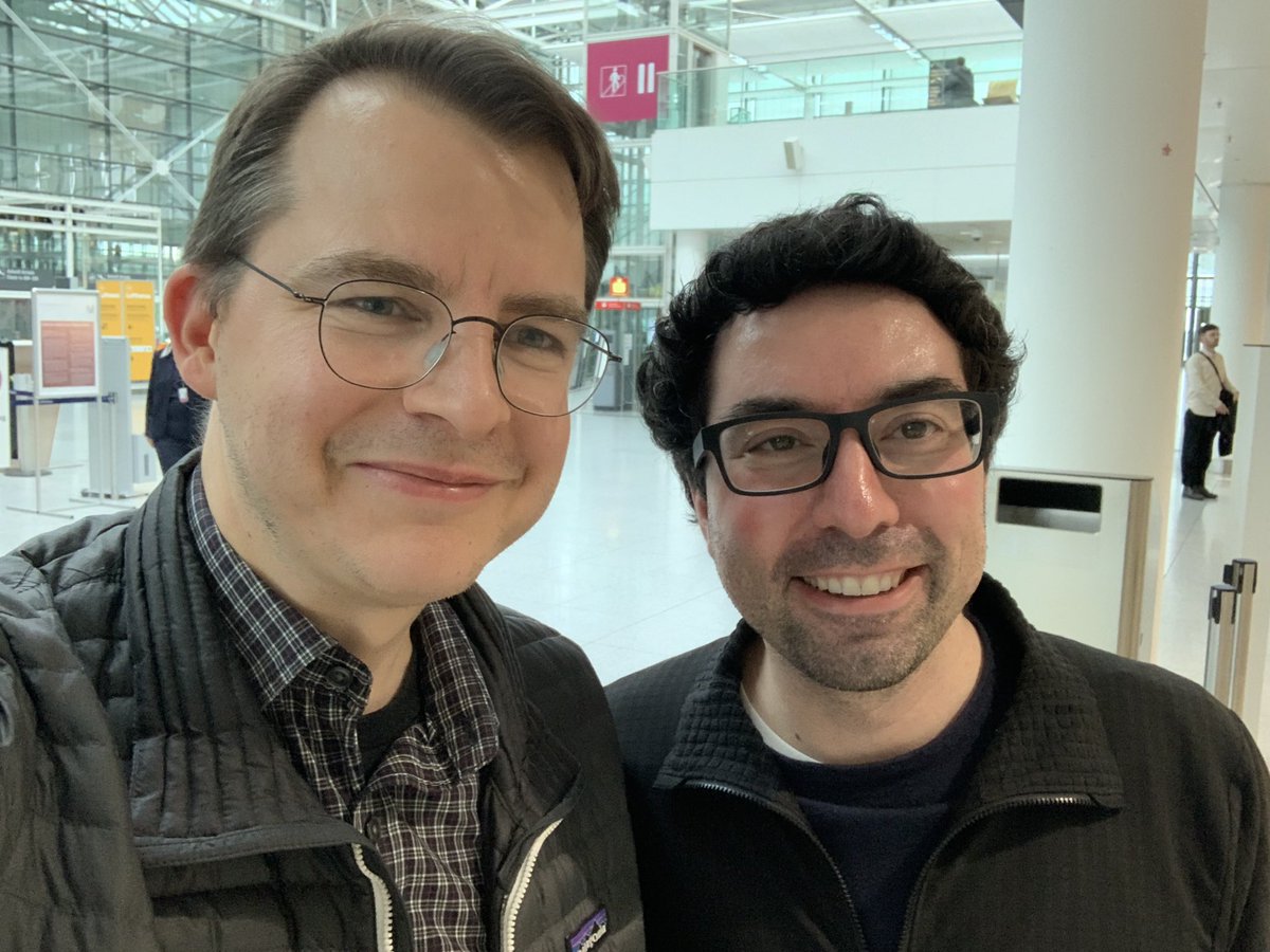 Life of a #Mozillian. 

Today, <a href="/atopal/">Kadir Topal</a> &amp; <a href="/hmitsch/">Henrik Mitsch</a> spent a few hours talking web platform #baseline and <a href="/VWGroup/">Volkswagen Group</a> #Elli’s role in addressing the energy transition. Yes, these are our current roles. :-)

So grateful that friendships built via <a href="/mozilla/">Mozilla</a> run so deep and long-lasting.