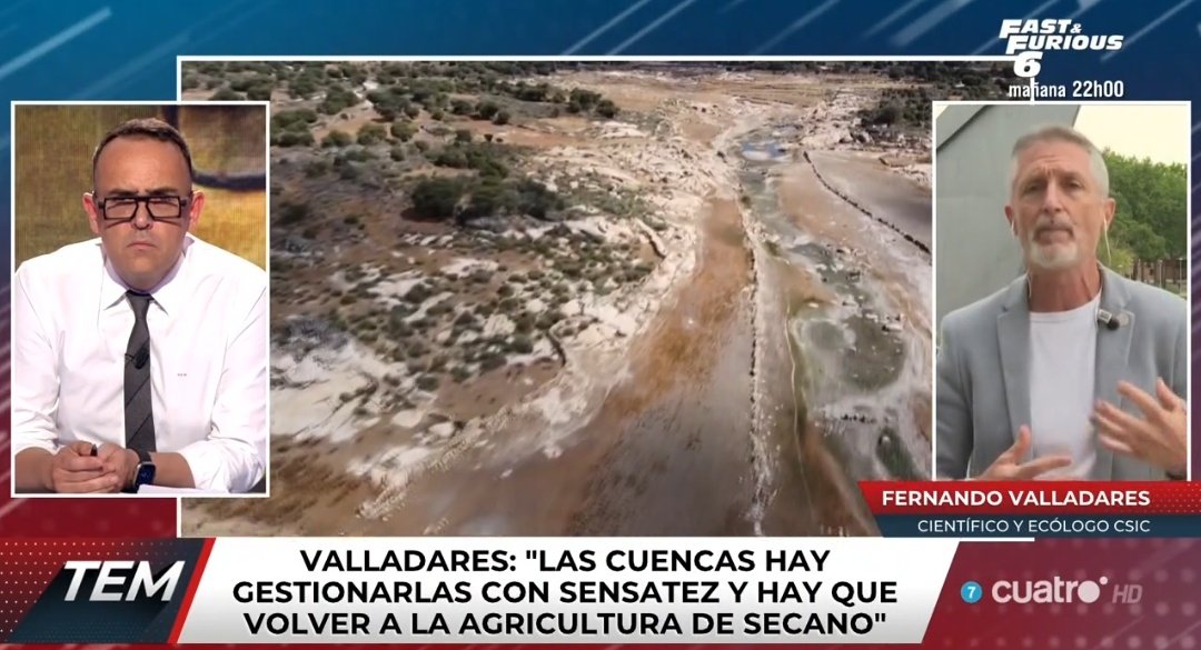 rioTajoVIVO's tweet photo. Menos mal que ha aparecido @FernandoVallada en Todo es Mentira para desmentir las barbaridades dichas por @MargalloJm 
Tantos años que tiene usted señor Margallo, y no ha aprendido usted nada
#TrasvasesNO
Por un #TajoVIVO https://t.co/NTFs0iFUOC