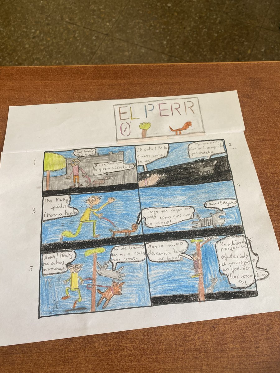 RodriguezAlbe02's tweet photo. ¡Los alumnos de 6º de Primaria han creado su propio comic infantil!

Lo han diseñado, elaborado y, después, se lo han regalado a sus compañeros de 2º. 

Gracias a profes y alumnos por estas iniciativas tan creativas y bondadosas.

#colegiorodríguezalberto https://t.co/gMwQkkML6Q