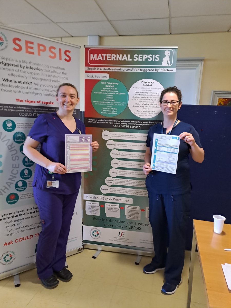 #MaternalSepsisWeek early recognition and response #savelives Could this be Sepsis? #IMEWS #Maternity Sepsis Form #deterioratingpatient #UHK #Midwifery @hospital_kerry @nmfeely @SineadHorgan1 @denisemmccarthy @YvonneCYoung