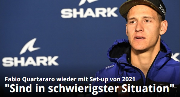 MST_GeraldD's tweet photo. Seit Monaten probiert #Yamaha viel, aber neue Entwicklungsteile machen die Situation nicht besser. Man muss auf Altbewährtes zurückgreifen. @FabioQ20 schildert die schwierige Lage ➡ https://t.co/7utnhst9j3

#MotoGP | !B https://t.co/IU9GHApmFX