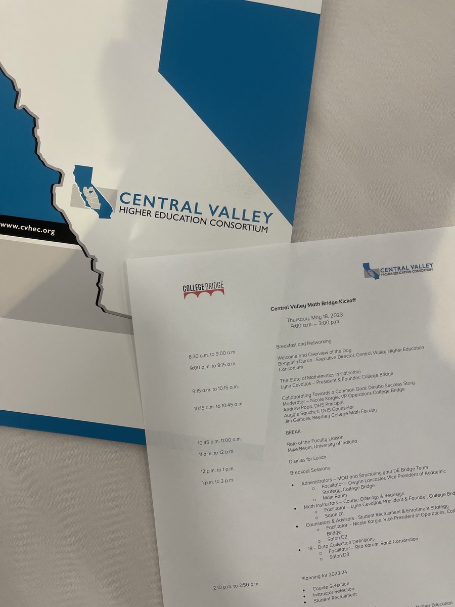 CVHEC_'s tweet photo. Congrats to first #CVMB cohort of rural HS:
#LonePine
#Tehachapi
#BretHarte
#Calaveras
#Liberty
#Madera
#MaderaSouth
#MatildaTorres
#Yosemite
#Dinuba
#Orosi
#Parlier
#Reedley
#Taft
#Firebaugh
#Tranquillity
#MathBridge23 #dualenrollment #collegebridge @RANDCorporation https://t.co/Oj1C25lu00